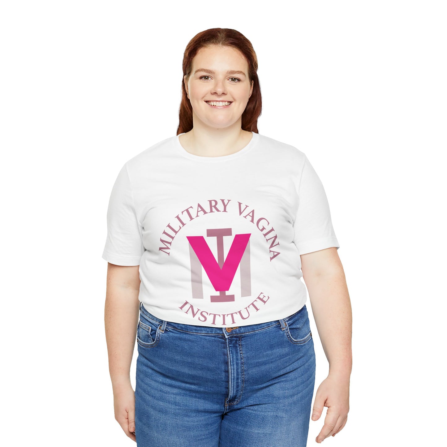 Military Vagina Institute Graphic Tee – Feminist Military-Inspired Shirt