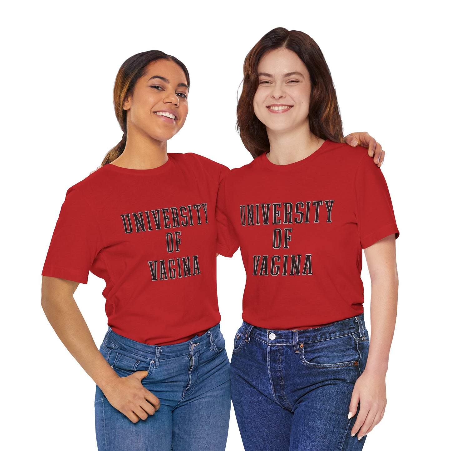 "University of Vagina" - College Style T-Shirt