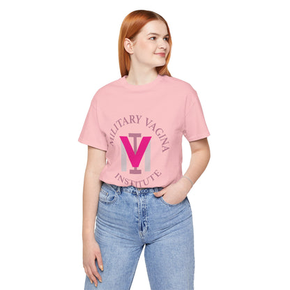 Military Vagina Institute Graphic Tee – Feminist Military-Inspired Shirt