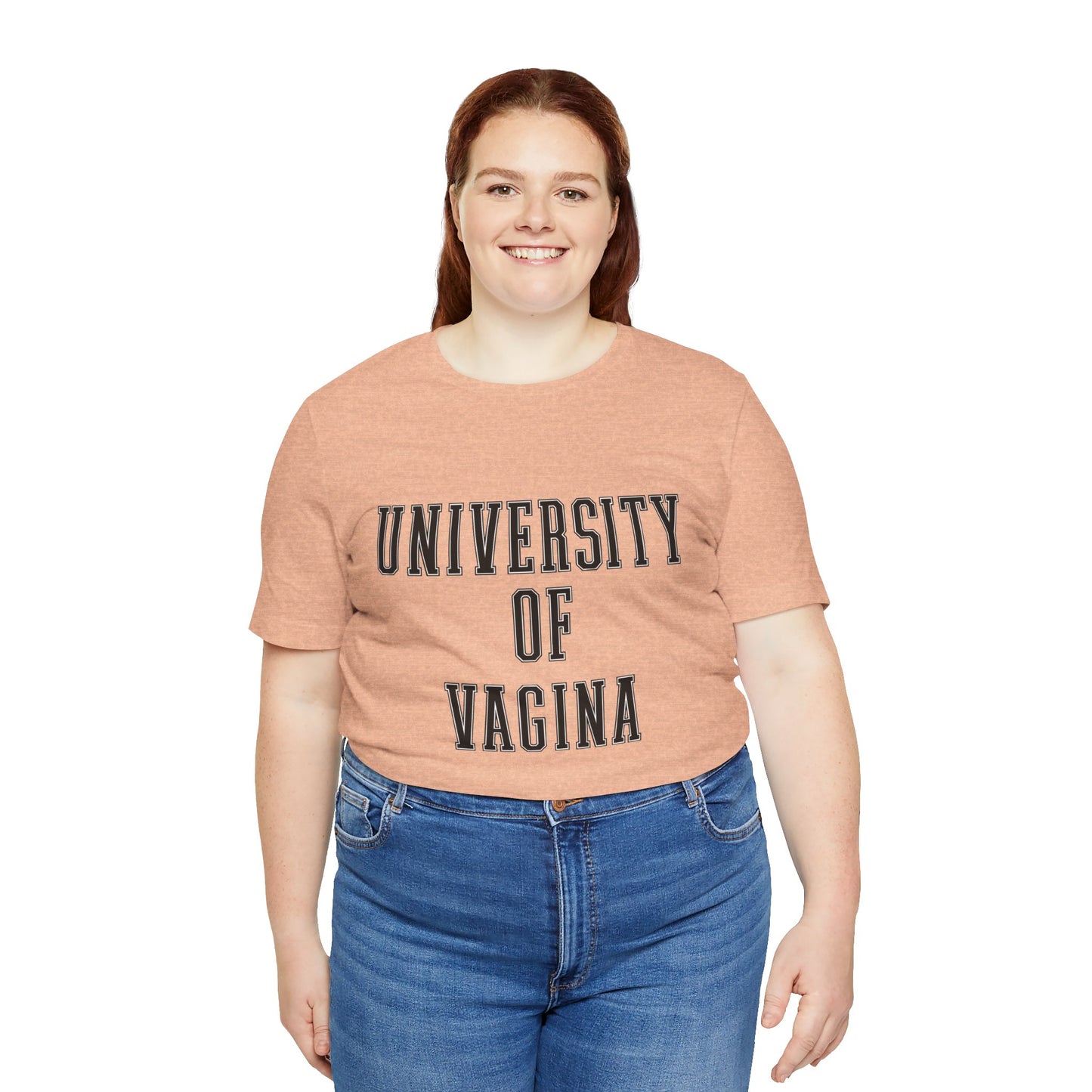 "University of Vagina" - College Style T-Shirt