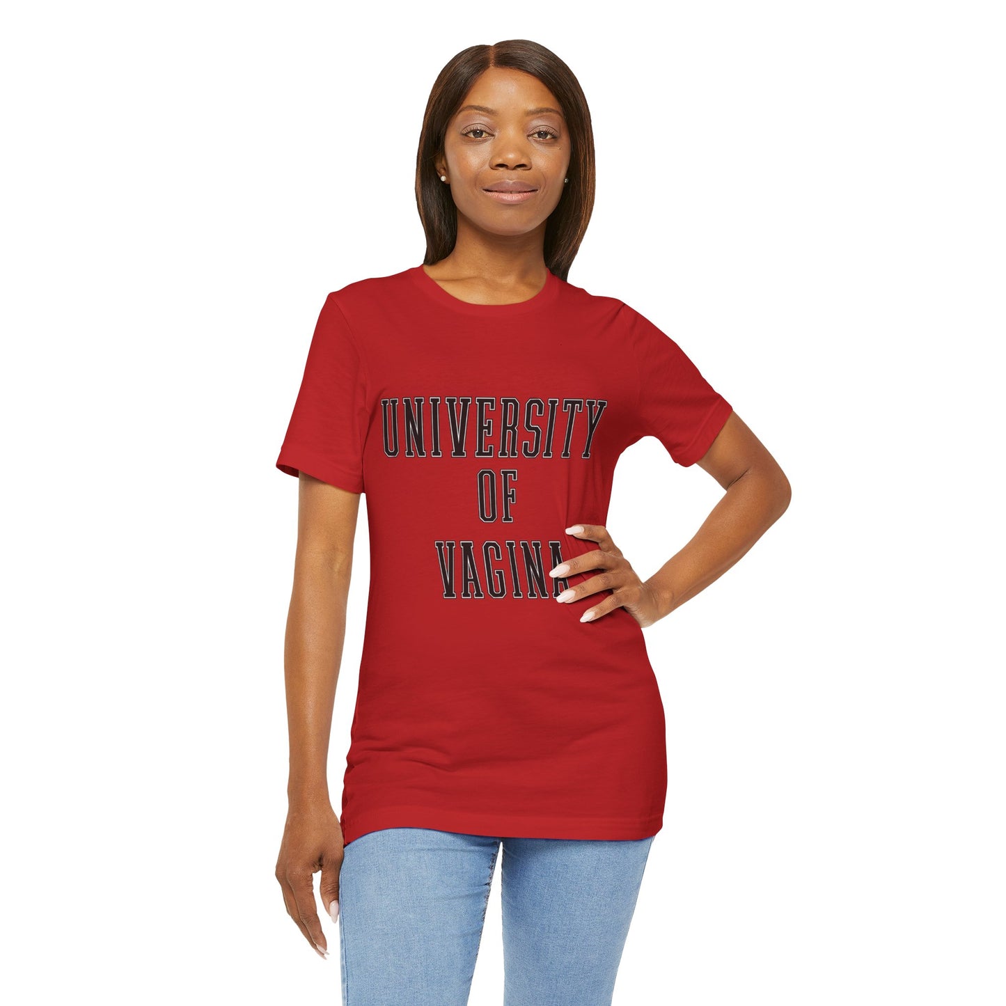 "University of Vagina" - College Style T-Shirt