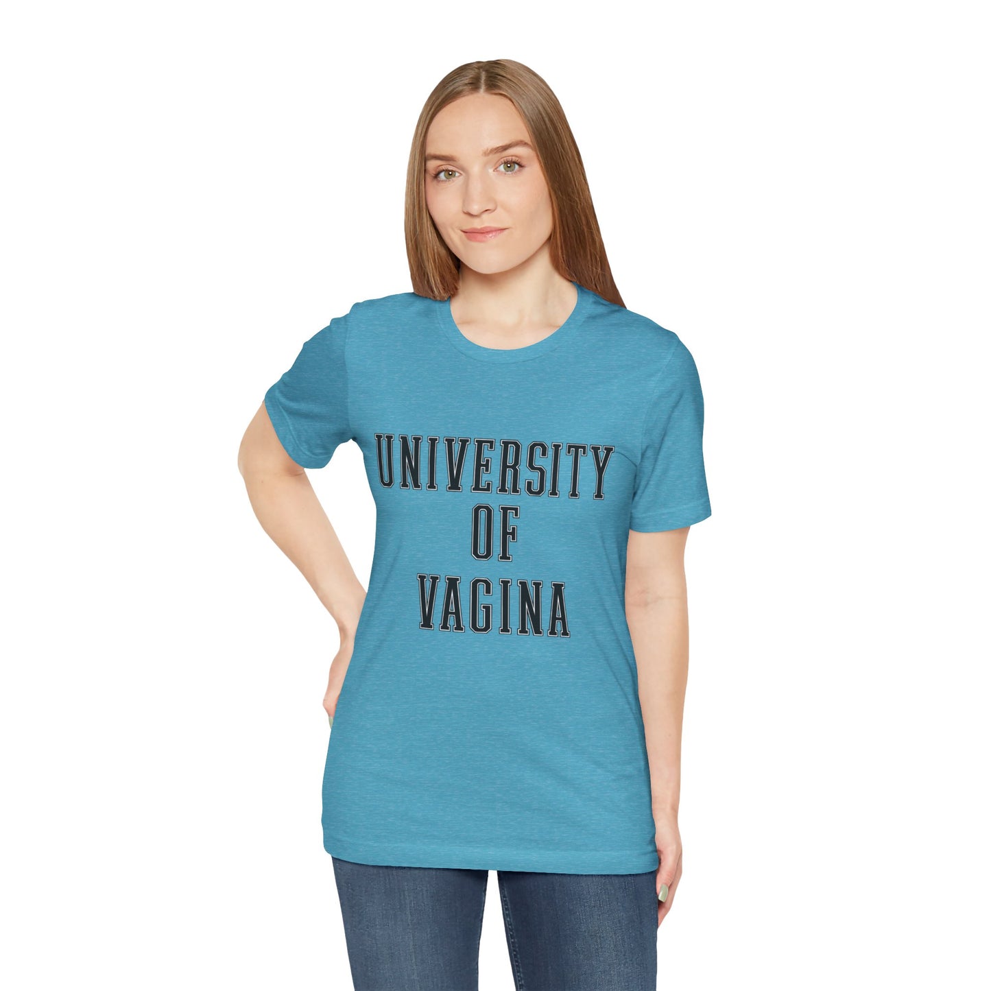 "University of Vagina" - College Style T-Shirt
