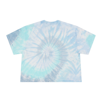 "It's A Vagina Vibe" Tie-Dye Feminist Graphic Top - Crop Tee