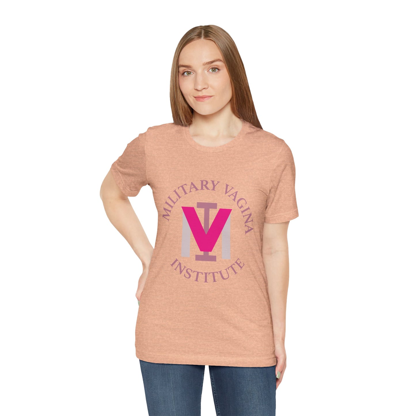 Military Vagina Institute Graphic Tee – Feminist Military-Inspired Shirt