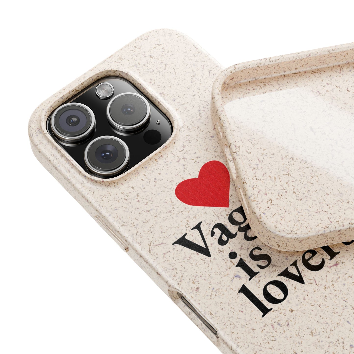 Biodegradable Phone Case — "Vagina Is For Lovers" Eco-Friendly iPhone Cover