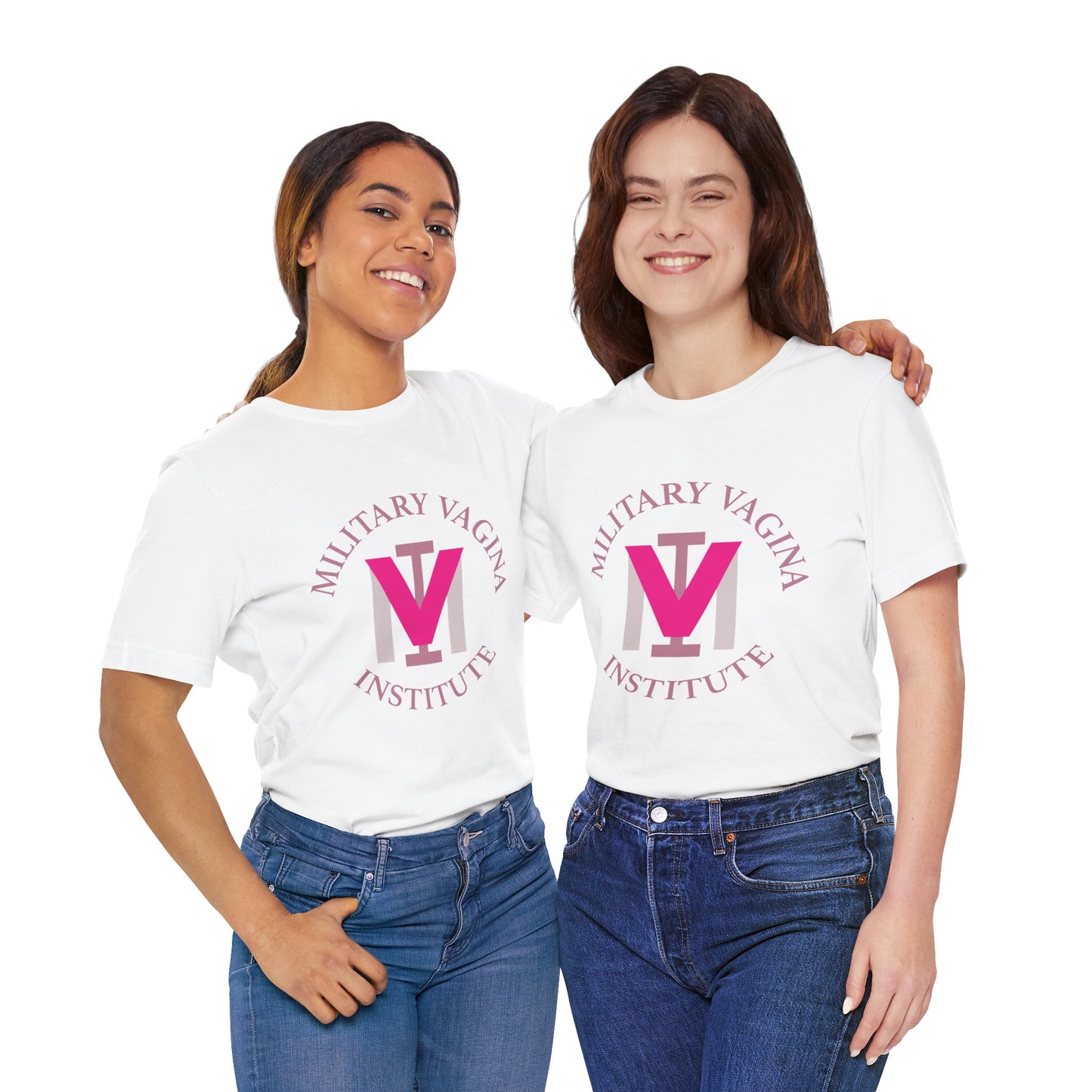 Military Vagina Institute Graphic Tee – Feminist Military-Inspired Shirt