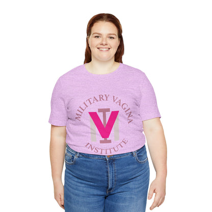 Military Vagina Institute Graphic Tee – Feminist Military-Inspired Shirt