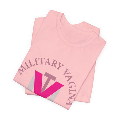 Military Vagina Institute Graphic Tee – Feminist Military-Inspired Shirt