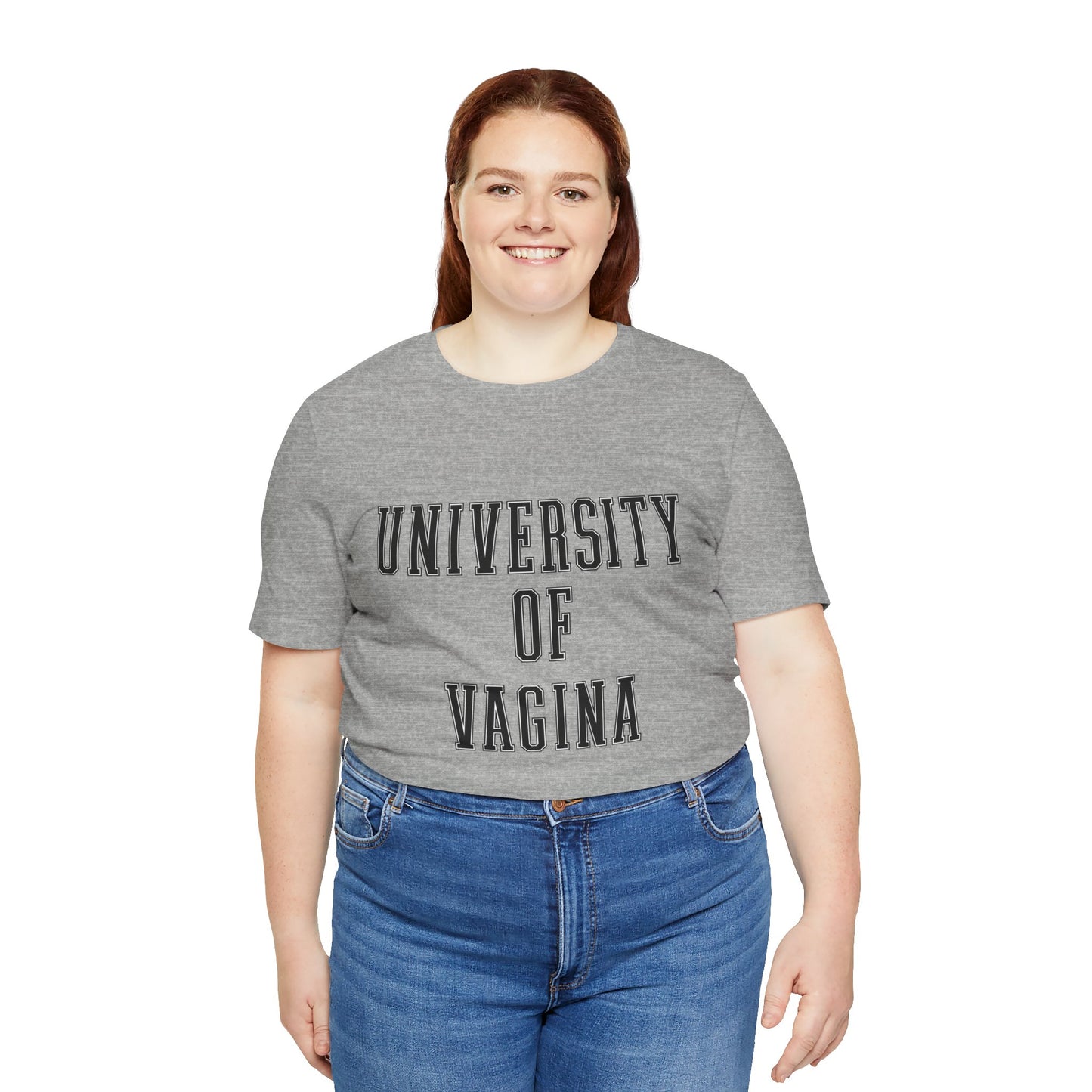 "University of Vagina" - College Style T-Shirt