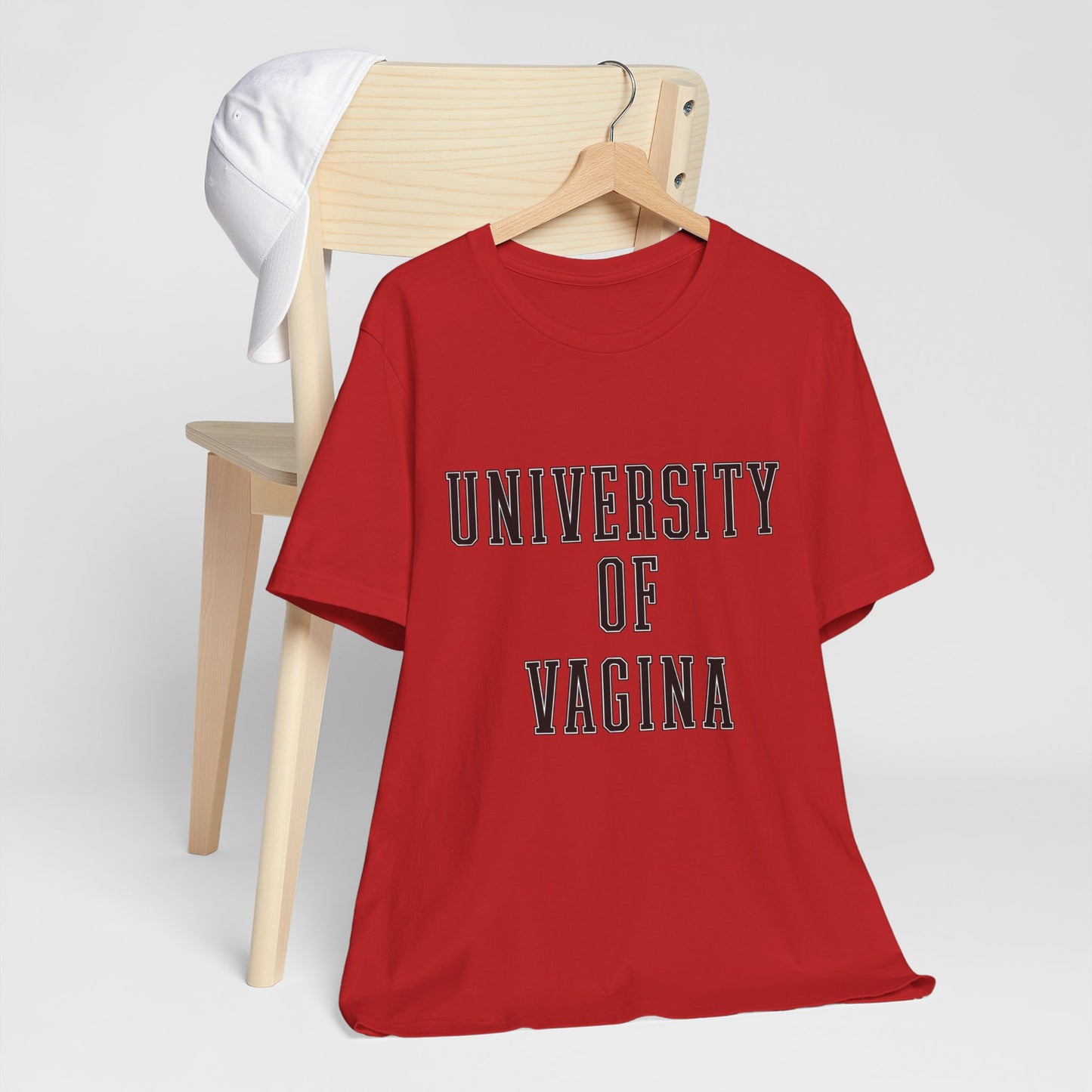 "University of Vagina" - College Style T-Shirt