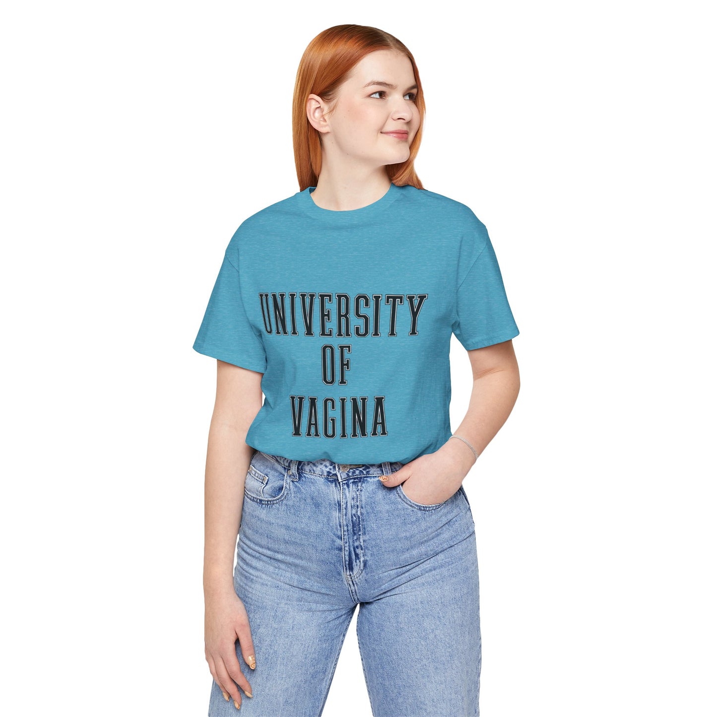 "University of Vagina" - College Style T-Shirt