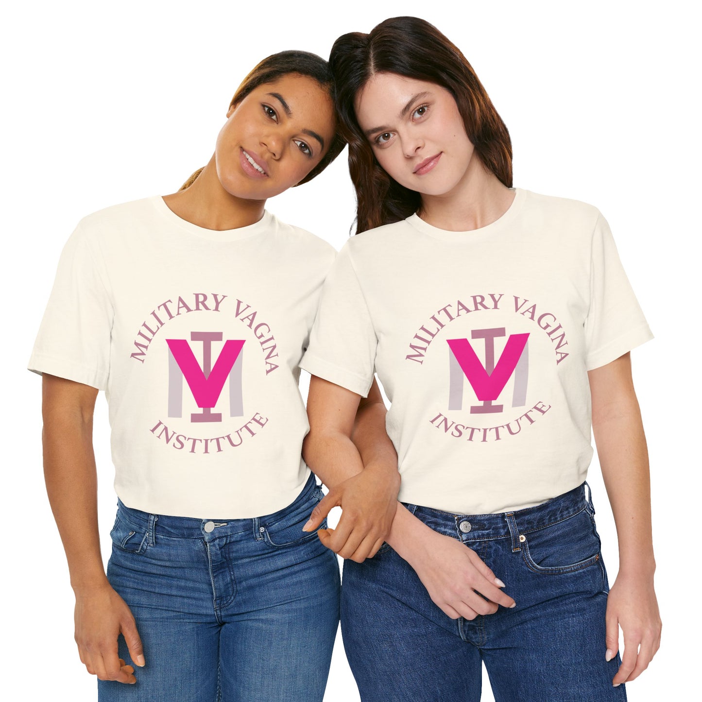 Military Vagina Institute Graphic Tee – Feminist Military-Inspired Shirt