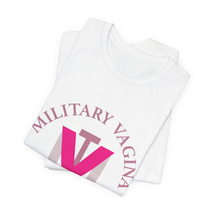 Military Vagina Institute Graphic Tee – Feminist Military-Inspired Shirt