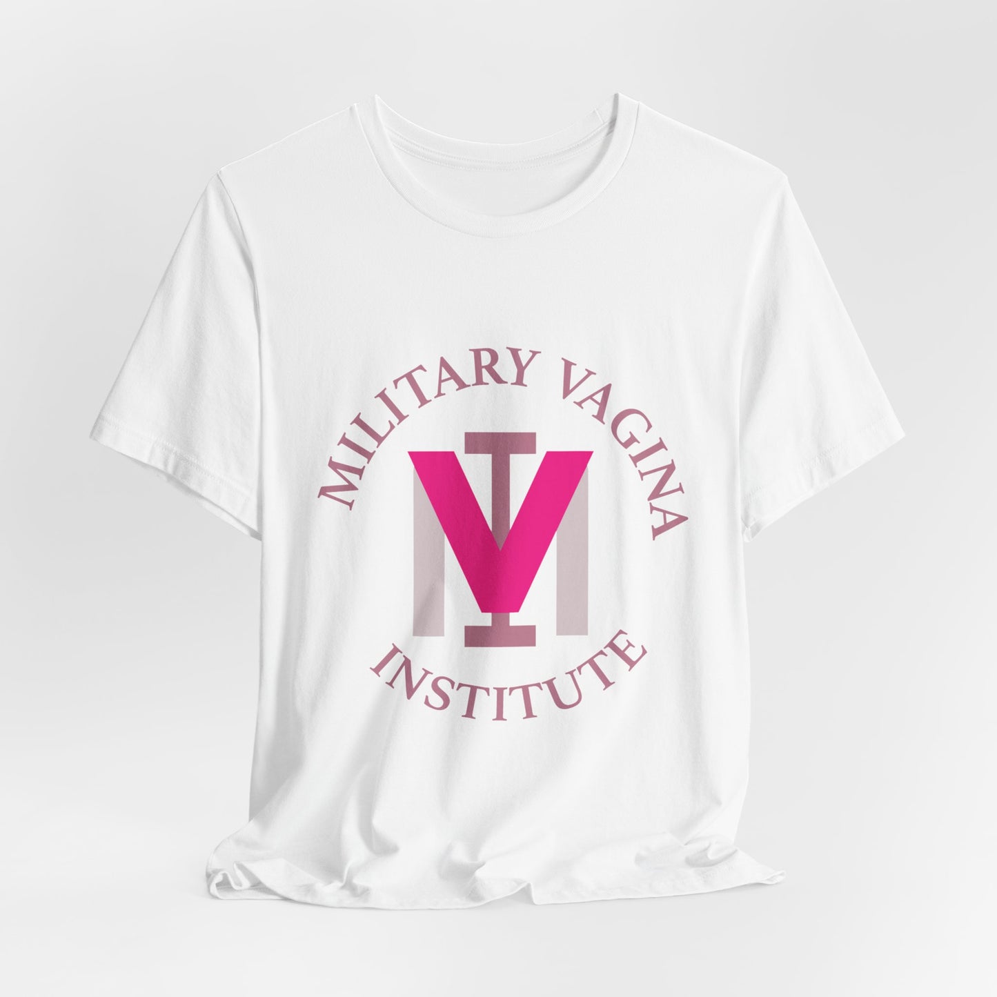 Military Vagina Institute Graphic Tee – Feminist Military-Inspired Shirt
